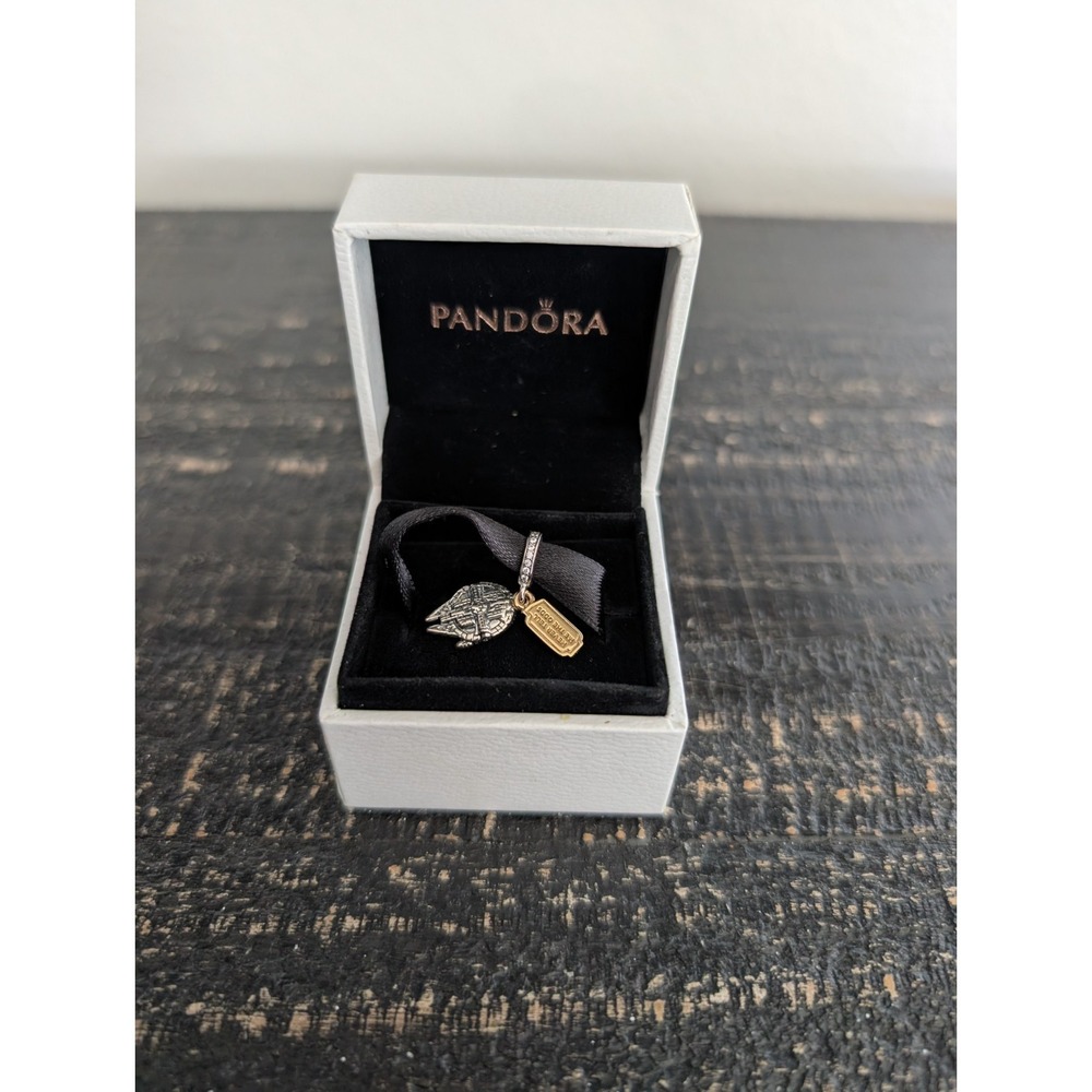 Pandora Star Wars Millennium Falcon Dangle Charm Never Tell Me The Odds 925